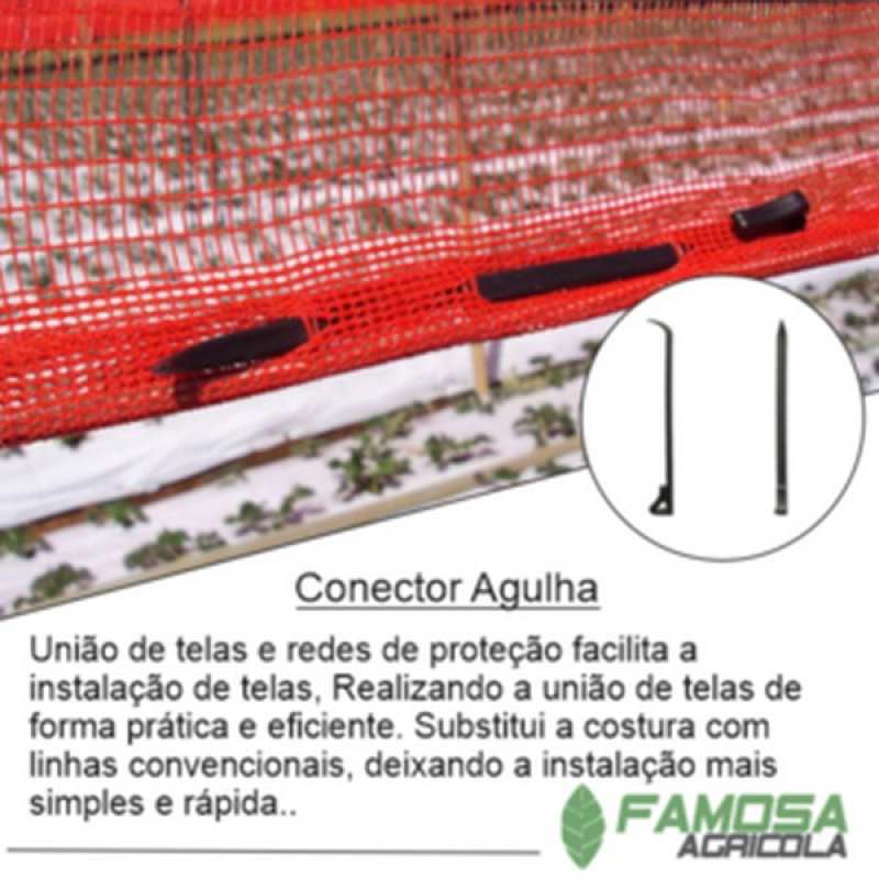 Comprar Agulha Plástica para Telas Agrícolas Nova Brasilândia D'Oeste - Agroclip Esticador Telas de Sombreamento