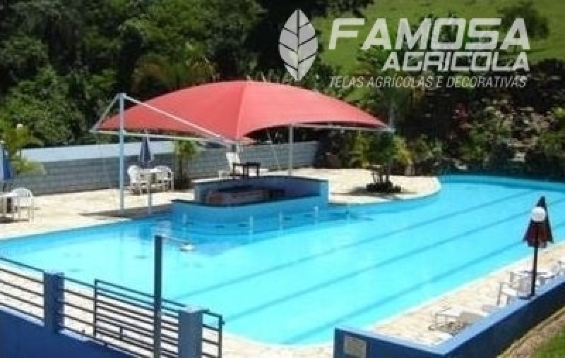 Quanto Custa Tela de Sombreamento para área de Piscina Amapá - Tela Decorativa Sombra Forte