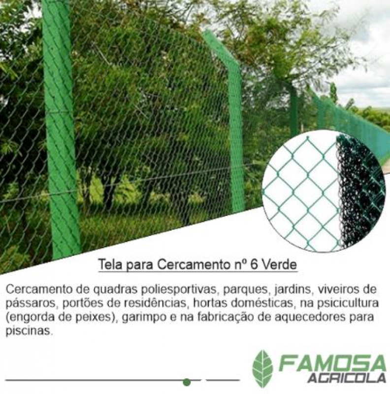 Tela Plastica para Alambrado Preço Barra de São Francisco - Tela Plástica para Alambrado