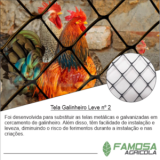 quanto custa tela para viveiro de aves Tucuruí