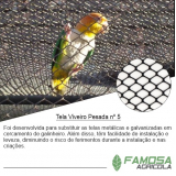 quanto custa tela plástica viveiro Três Lagoas