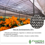 tela agrícola mini túnel para plantas Madureira