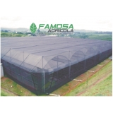 tela agrícola preta para sombreamento Leblon