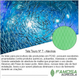 tela plastica para engorda de peixes preço Barra do Garças