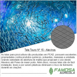 tela plástica para engorda de peixes Araçatuba