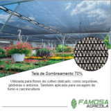 Tela Agrícola Preta para Sombreamento