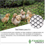 venda de tela plástica para peixes São José