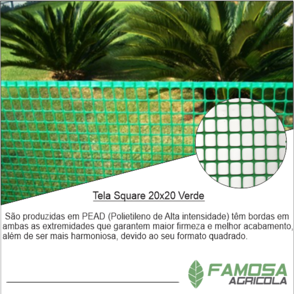 Tela Square 20x20 Verde