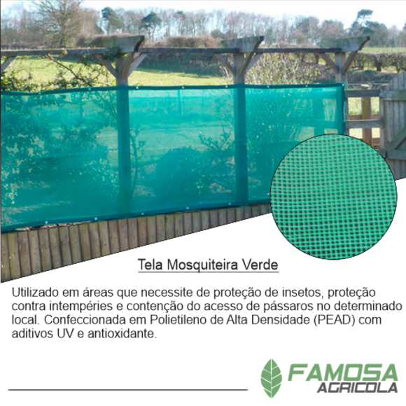 Tela Mosqueteira Verde