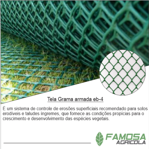 Tela Grama Armada-Controle de Erosão Verde