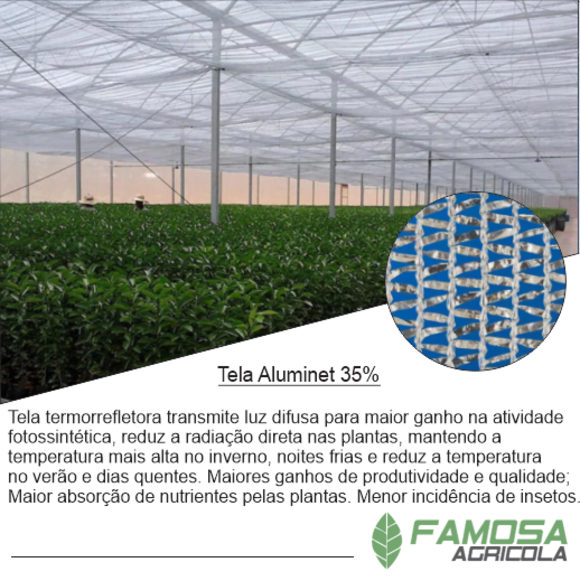 Aluminet 35% Tela Termo Refletora