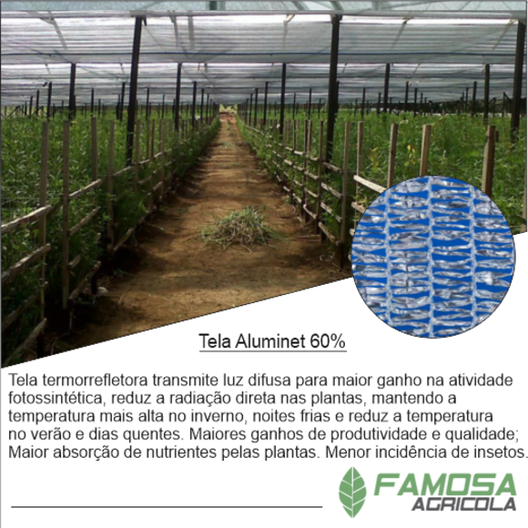 Aluminet 60% - Tela Termo Refletora 