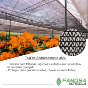 Tela Agrícola Ráfia/Raschel 35%