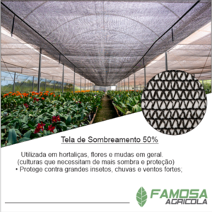 Tela Agrícola Ráfia/Raschel 50%