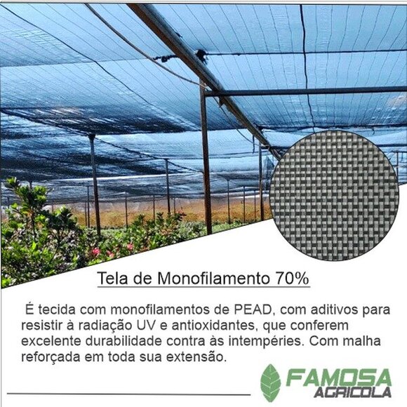 Tela de Monofilamento 70%